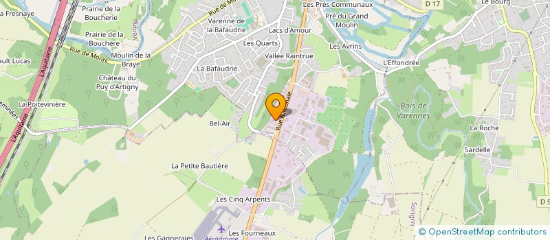 localisation de l'entreprise MONSIEUR YOHAN BERNARD  MONTBAZON