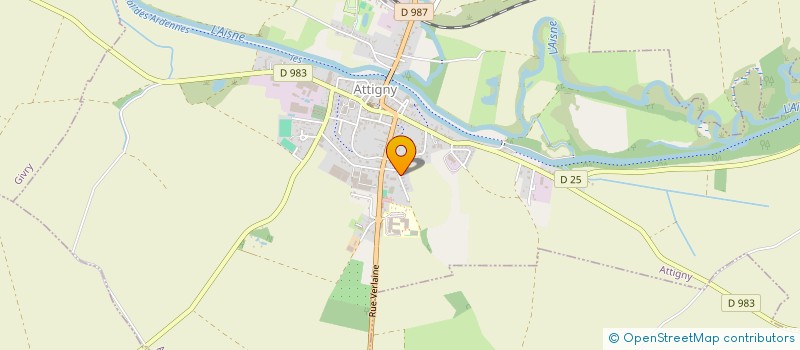 localisation de l'entreprise MONSIEUR YOHAN BERNARD  ATTIGNY