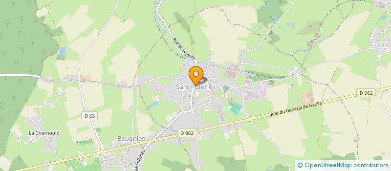 localisation de l'entreprise MONSIEUR YOHAN BETTENCOURT  SARS-POTERIES