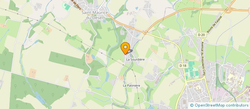 localisation de l'entreprise MONSIEUR YOHAN BIDARD à LES MONTS D'ANDAINE