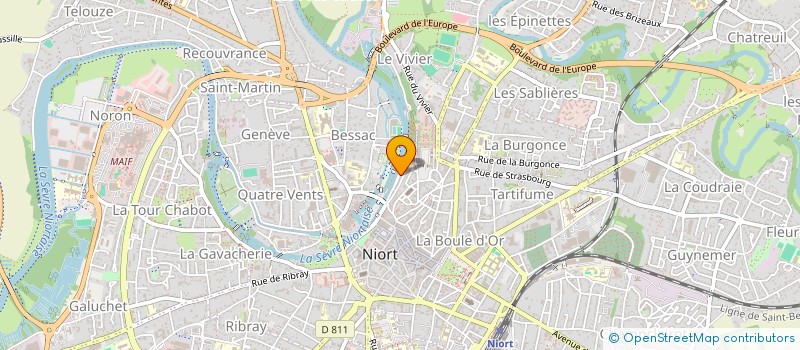 localisation de l'entreprise MONSIEUR YOHAN BON  NIORT