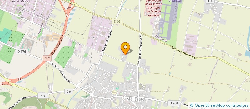 localisation de l'entreprise MONSIEUR YOHAN BONIN  MALISSARD