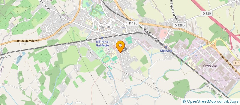 localisation de l'entreprise MONSIEUR YOHAN BONZI  MOIRANS