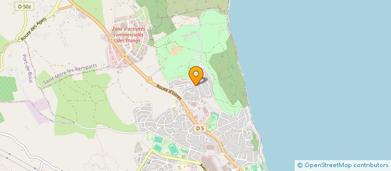 localisation de l'entreprise MONSIEUR YOHAN BOUAS  MARTIGUES