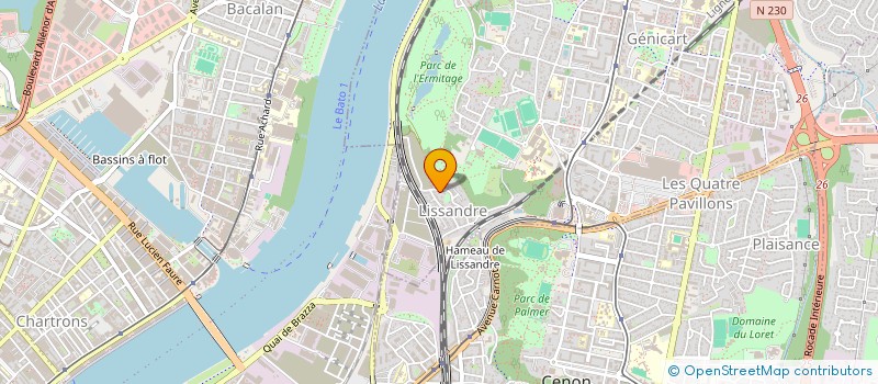 localisation de l'entreprise MONSIEUR YOHAN BOUCHAKOUR  LORMONT