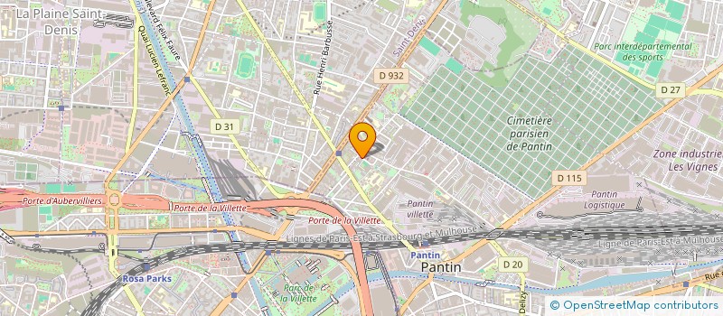 localisation de l'entreprise MONSIEUR YOHAN BOULIC  PANTIN