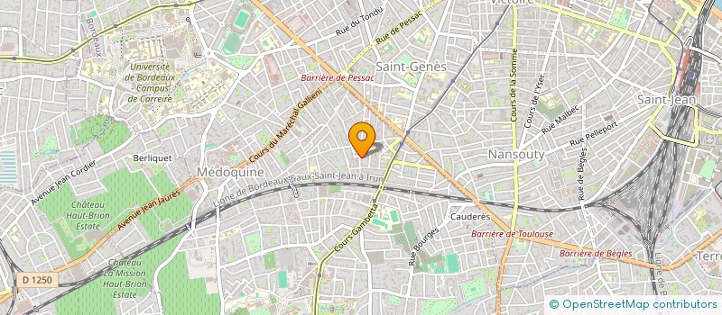 localisation de l'entreprise MONSIEUR YOHAN BRAUSSAUD  TALENCE