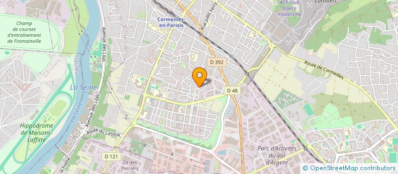 localisation de l'entreprise MONSIEUR YOHAN BRAVO  CORMEILLES-EN-PARISIS