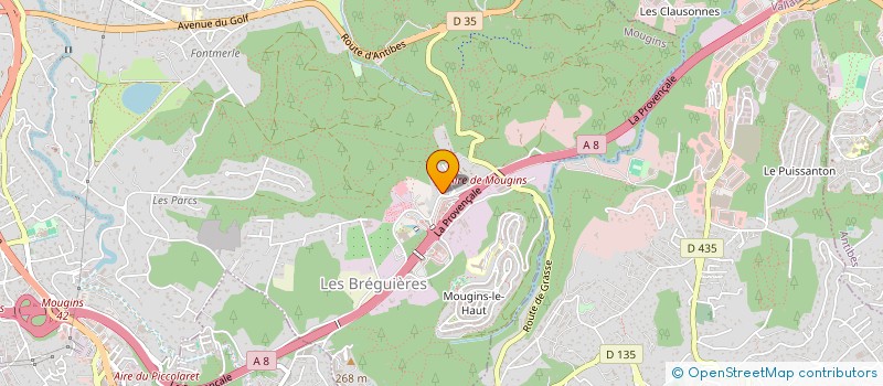 localisation de l'entreprise MONSIEUR YOHAN BRISON à MOUGINS