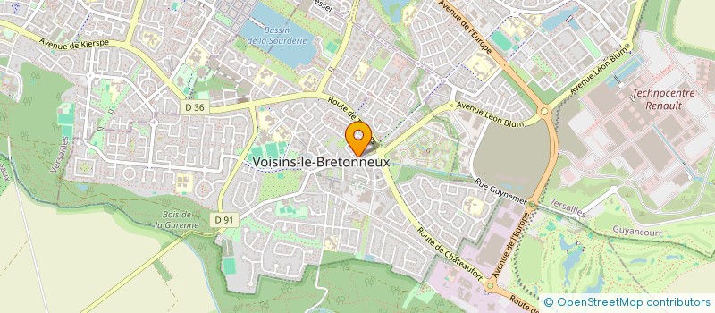 localisation de l'entreprise MONSIEUR YOHAN BRISSAUD à VOISINS-LE-BRETONNEUX