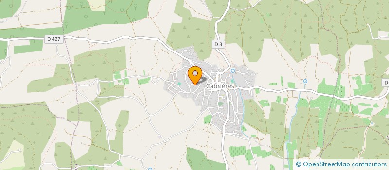 localisation de l'entreprise MONSIEUR YOHAN BRUYERE à CABRIERES