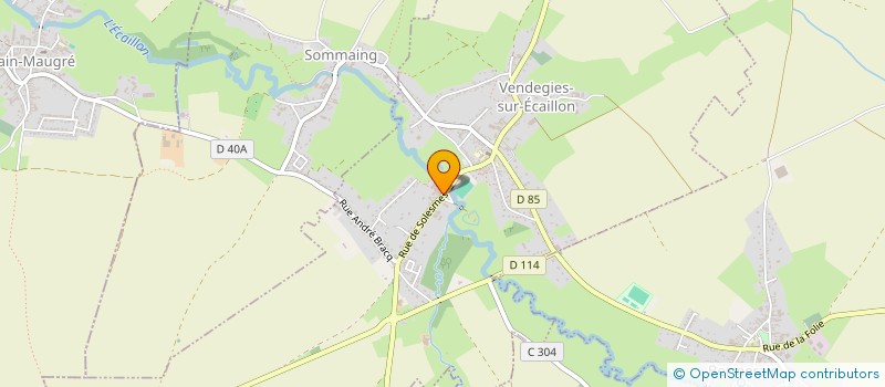 localisation de l'entreprise MONSIEUR YOHAN CARLIER  SAULTAIN