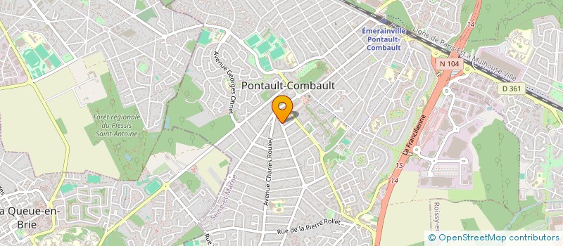 localisation de l'entreprise MONSIEUR YOHAN CARLIER à PONTAULT-COMBAULT