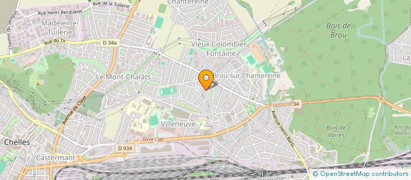 localisation de l'entreprise MONSIEUR YOHAN CARPENTIER à CHELLES