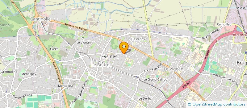 localisation de l'entreprise MONSIEUR YOHAN CARPREAUX  EYSINES