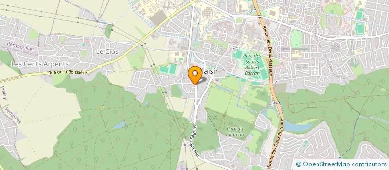 localisation de l'entreprise MONSIEUR YOHAN CASSAIGNE à PLAISIR