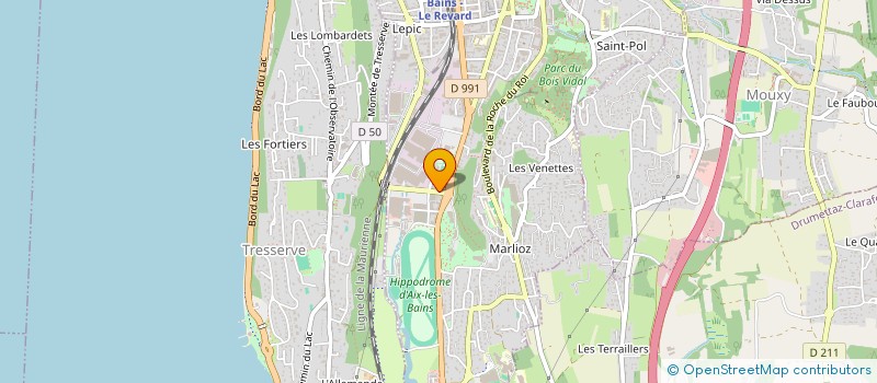 localisation de l'entreprise MONSIEUR YOHAN CLARAZ à AIX-LES-BAINS