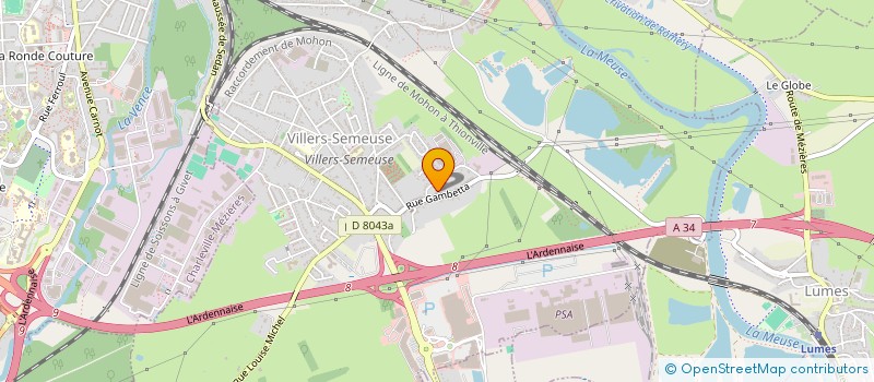 localisation de l'entreprise MONSIEUR YOHAN COLAS  VILLERS-SEMEUSE