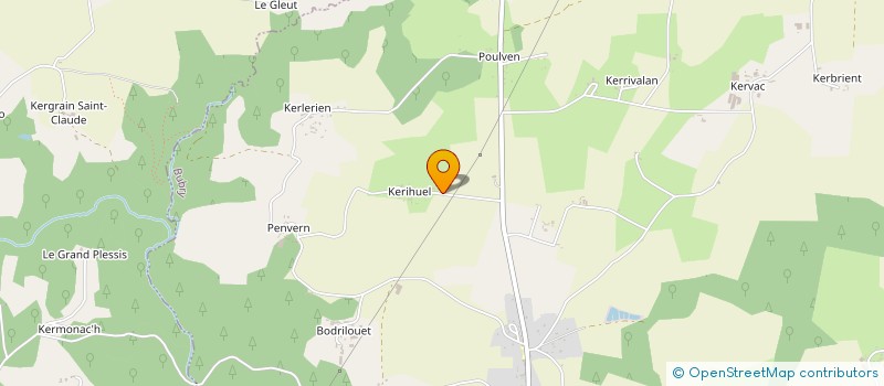 localisation de l'entreprise MONSIEUR YOHAN CORBEL  GUERN