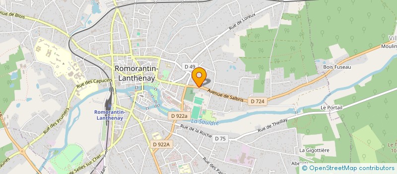 localisation de l'entreprise MONSIEUR YOHAN COSSON à ROMORANTIN-LANTHENAY