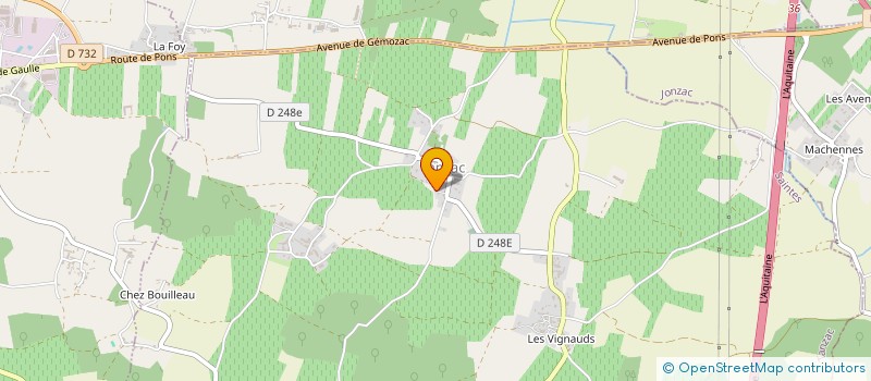 localisation de l'entreprise MONSIEUR YOHAN COUDIN  TANZAC