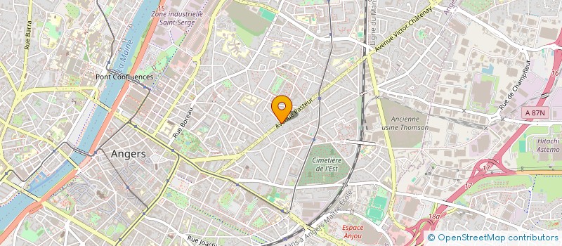 localisation de l'entreprise MONSIEUR YOHAN COURTIN à ANGERS