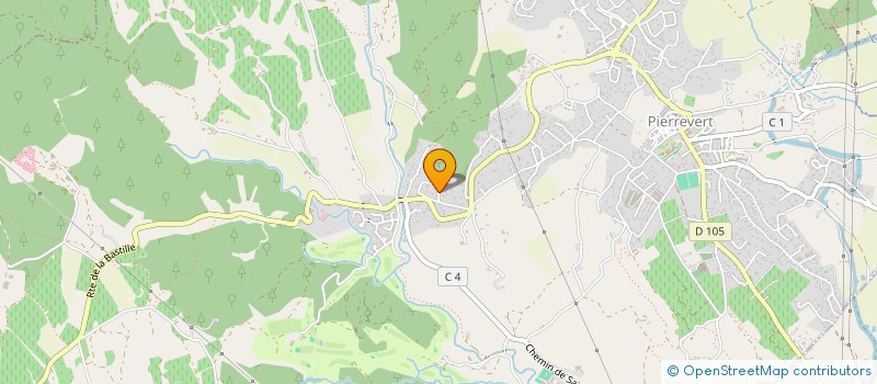 localisation de l'entreprise MONSIEUR YOHAN D ACCOLTI  PIERREVERT