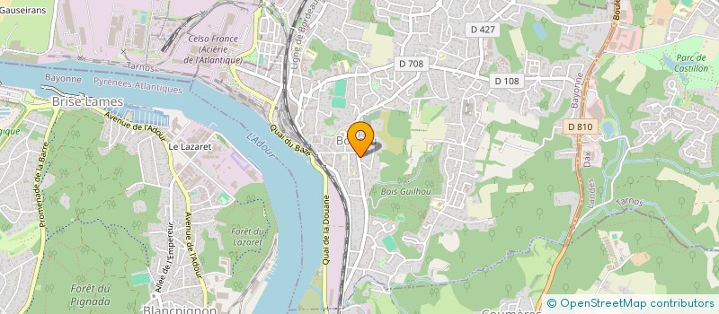 localisation de l'entreprise MONSIEUR YOHAN DALEAS  BOUCAU