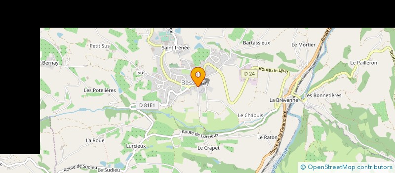 localisation de l'entreprise MONSIEUR YOHAN DANJOUX  BESSENAY