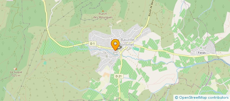 localisation de l'entreprise MONSIEUR YOHAN DAUDE  SAINT-BAUZILLE-DE-MONTMEL