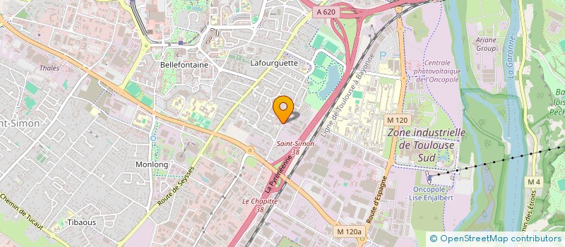 localisation de l'entreprise MONSIEUR YOHAN DECHAUD à TOULOUSE