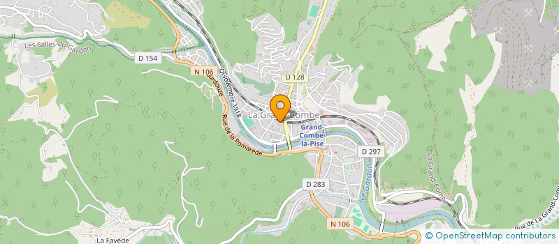 localisation de l'entreprise MONSIEUR YOHAN DELSART  LA GRAND-COMBE