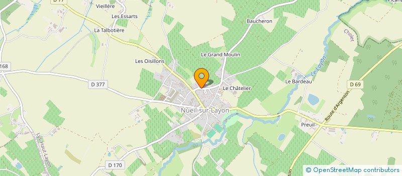 localisation de l'entreprise MONSIEUR YOHAN DENOU à LYS-HAUT-LAYON