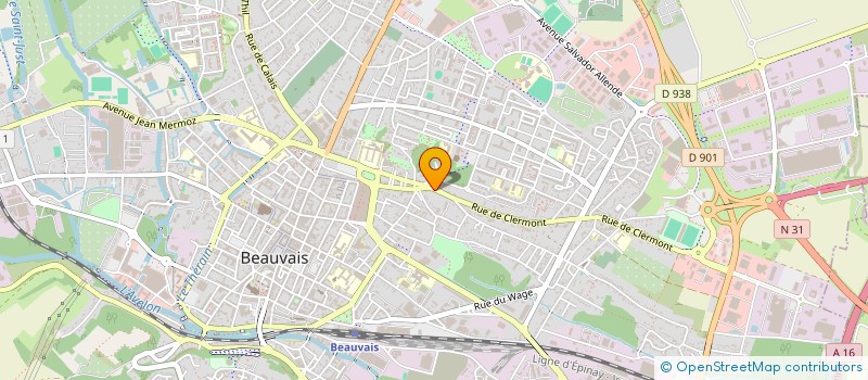 localisation de l'entreprise MONSIEUR YOHAN DEPESTEL  BEAUVAIS