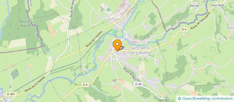 localisation de l'entreprise MONSIEUR YOHAN DESPLACE  SAINT-DENIS-DE-CABANNE