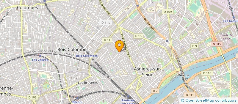 localisation de l'entreprise MONSIEUR YOHAN DOENS  ASNIERES-SUR-SEINE