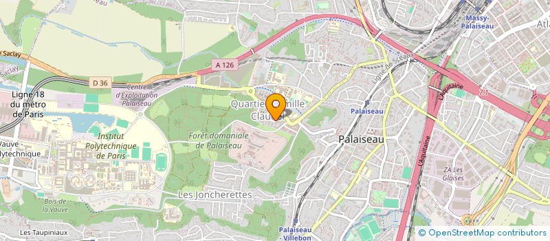localisation de l'entreprise MONSIEUR YOHAN DOURE à PALAISEAU