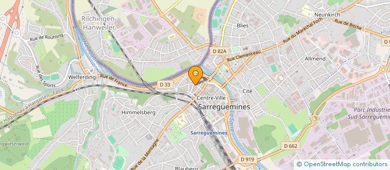 localisation de l'entreprise MONSIEUR YOHAN DROESCH  SARREGUEMINES