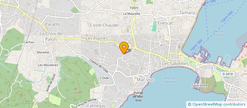 localisation de l'entreprise MONSIEUR YOHAN DUBOIS à LA SEYNE SUR MER