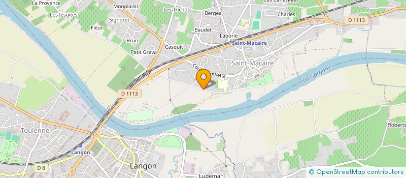 localisation de l'entreprise MONSIEUR YOHAN DUBROCA  SAINT-MACAIRE