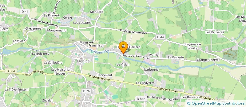localisation de l'entreprise MONSIEUR YOHAN DUCHAUSSOY à DENICE