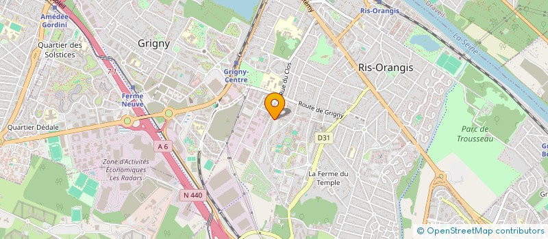 localisation de l'entreprise MONSIEUR YOHAN DUFLOT à RIS-ORANGIS