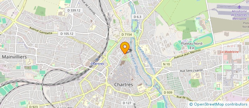 localisation de l'entreprise MONSIEUR YOHAN DURAND à CHARTRES