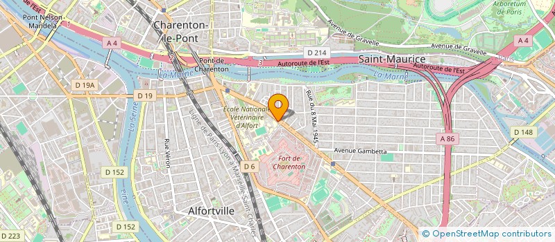 localisation de l'entreprise MONSIEUR YOHAN DURANT à MAISONS-ALFORT