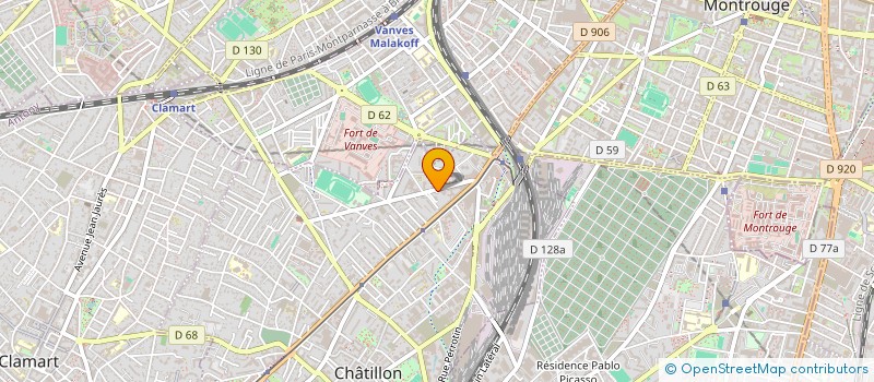 localisation de l'entreprise MONSIEUR YOHAN EDOUARD  CHATILLON