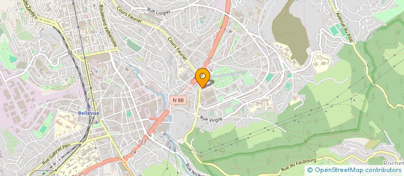 localisation de l'entreprise MONSIEUR YOHAN EXBRAYAT  SAINT-ETIENNE