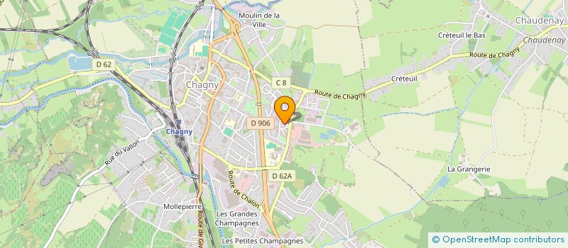 localisation de l'entreprise MONSIEUR YOHAN FEVRE  CHAGNY