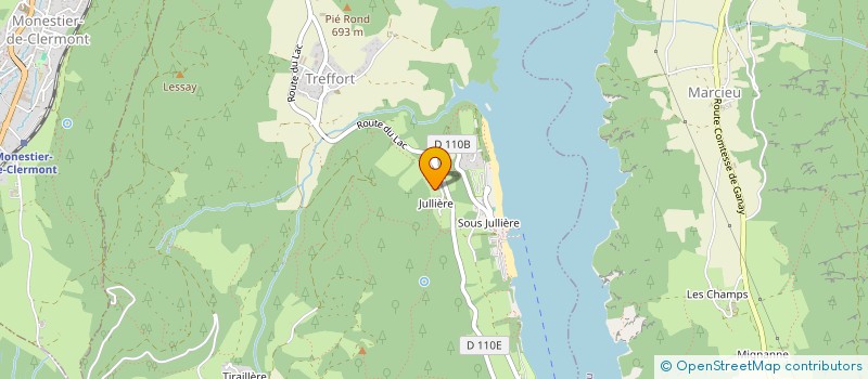 localisation de l'entreprise MONSIEUR YOHAN FINOT  TREFFORT