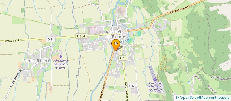 localisation de l'entreprise MONSIEUR YOHAN FORESTIER  RABASTENS-DE-BIGORRE