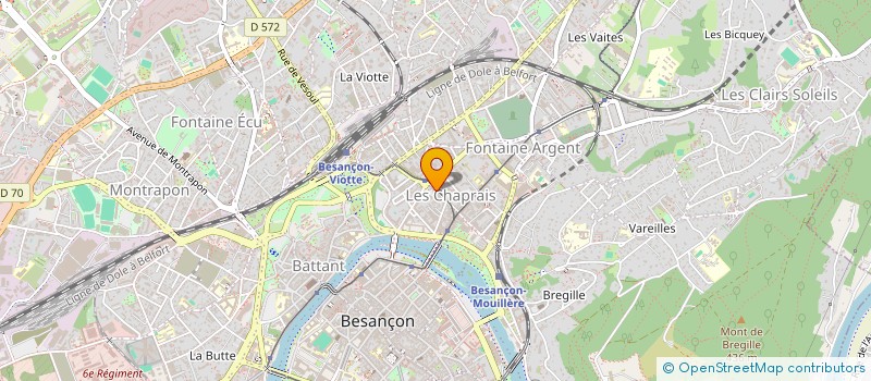 localisation de l'entreprise MONSIEUR YOHAN FOURCADE  BESANCON